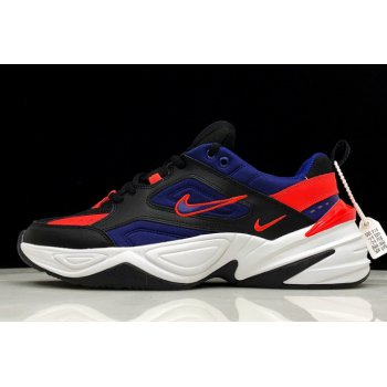 Nike M2K Tekno Black Racer Blue-Red-White AV4789-006 Shoes